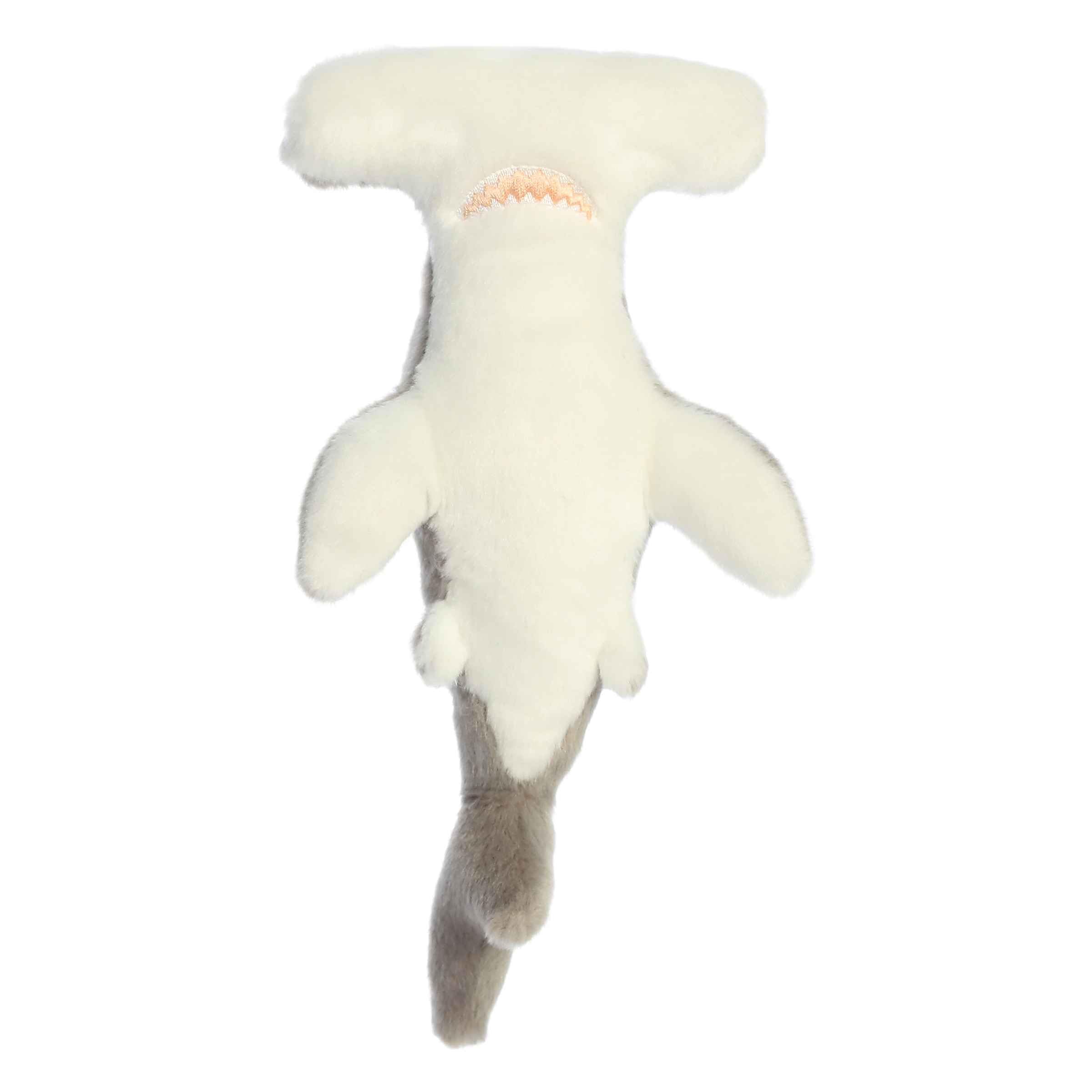 Aurora(r) Responsibly Made Eco Nation(tm) Eco Softies(tm) Hammerhead Shark Stuffed Animal - Ideal for Playtime Adventures - Perfect for Birthdays or Just Because - Gray 8 Inches - Image 6