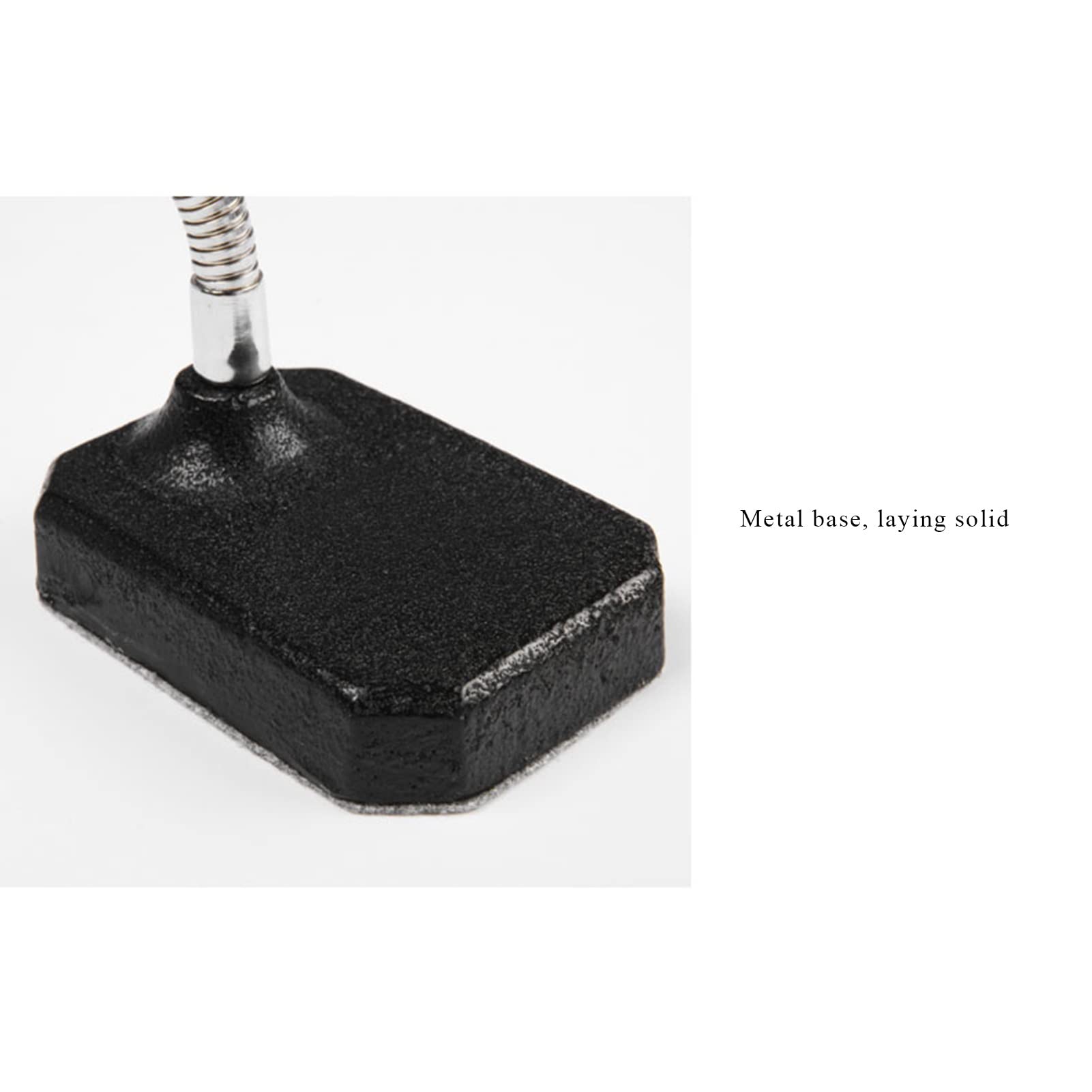 Lenti d'Ingrandimento da scrivania, ingrandimento 2X 5X con Luce e Supporto, Lampada d'Ingrandimento illuminata a Mani libere per la Lettura, Doppio Comfort.,