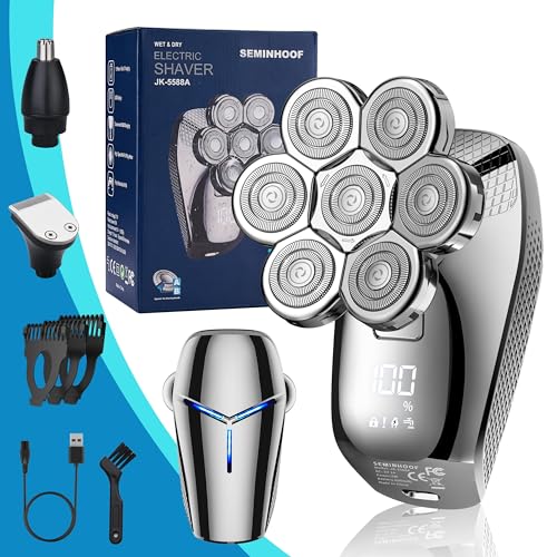 Head Shavers for Bald Men,Head Razors for Bald Men,Bald Head Shavers for Men, Electric Razor for Men，Electric shavers for Men