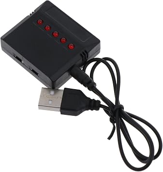Upgraded 3.7V 1800mAh Li-Po Battery Charger 5 in 1 Multi Charger KY601S SYMA Drone Spare Parts