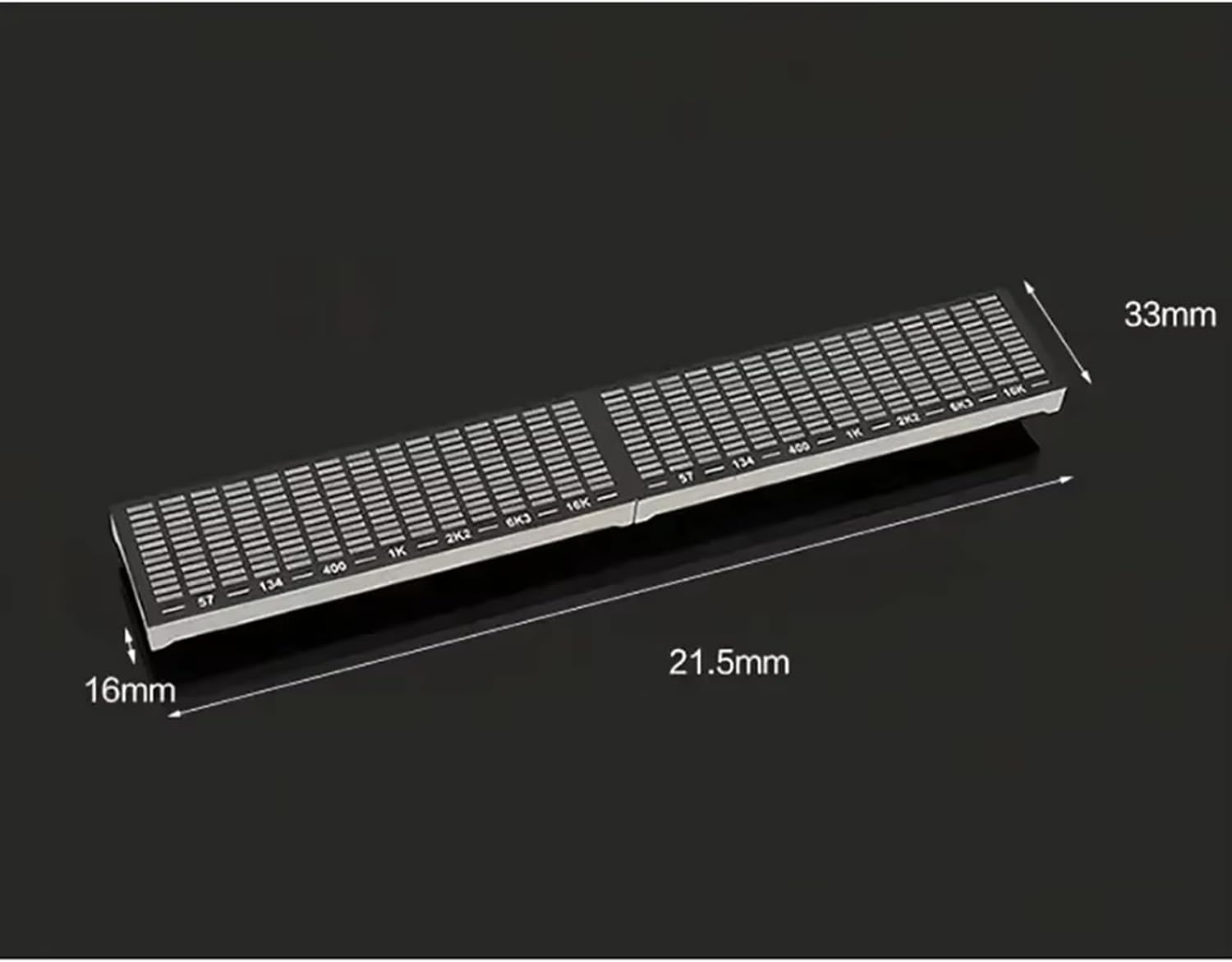 30-Segment White Spectrum Display, LED Voice-Controlled Music Spectrum Display, Sound-Pickup Atmosphere Light, Sound-Controlled Music Spectrum