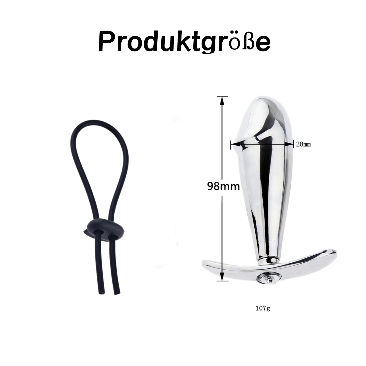 Tapón Anal Eléctrico Electroshock Anillo para el Pene y Testículo Masculino | Electroestimulación Anal Dilatador BDSMs Sex Toy Accesorios Masturbación Juguetes Sexuales para Parejas Mujeres y Hombres