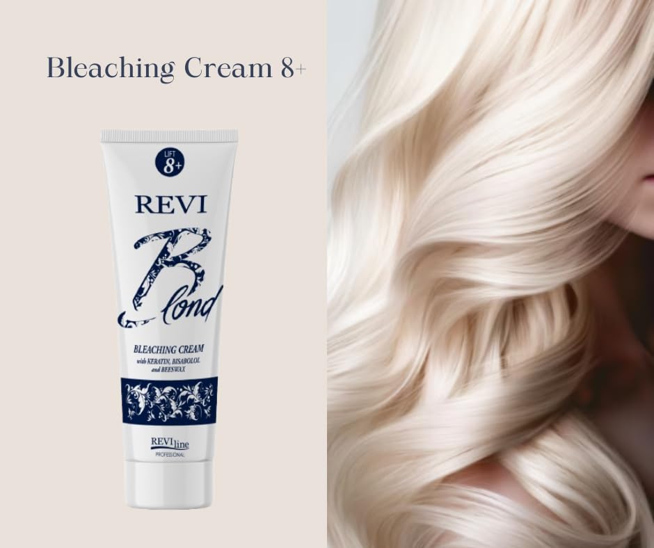Reviline Reviblond hair bleaching bleach cream professional whitening lightening 8+ levels 300g - Image 2