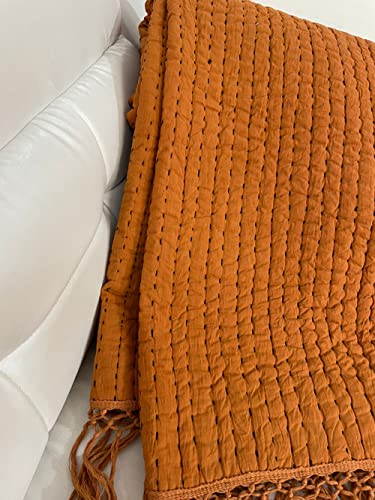 Couette avec glands en coton pour remplacer les couvre-lits synthétiques - 7