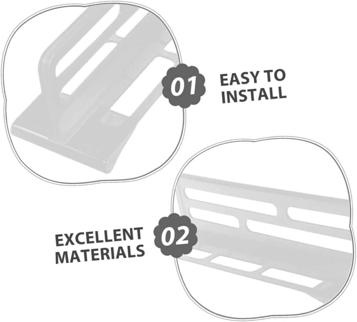 6pcs Refrigerator Divider Board Plastic Shelf Separator Adjustable Fridge Organizer Clips Multifunctional Household Food and Beverage Partition for Kitchen Storage