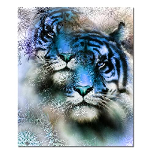 Lienzo Art Poster Animal Tiger Paintings Modular Beautiful View Tree Wall Art Canvas Imagen para niños Habitación Decoración del hogar 80x96cm sin marco Cover