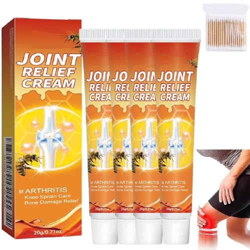 Crema para aliviar las articulaciones Mullein Artritis Ultra Strength, gel analgésico, para espalda, cuello, pies y hombros (4pcs)
