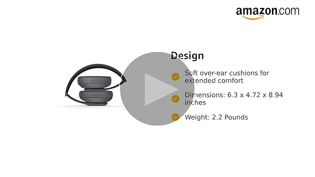 Amazon.com: Beats Studio3 Wireless Headphones - Gray