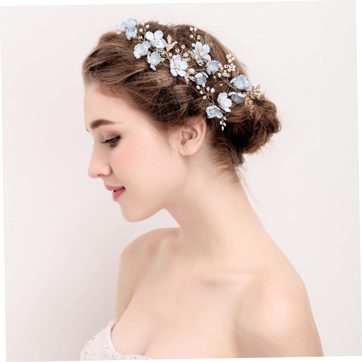 FRCOLOR 3 Peinetas Elegantes Para Novia Para Boda Para Mujer Con Flores Y Cristales Accesorios Para El Cabello De Boda.
