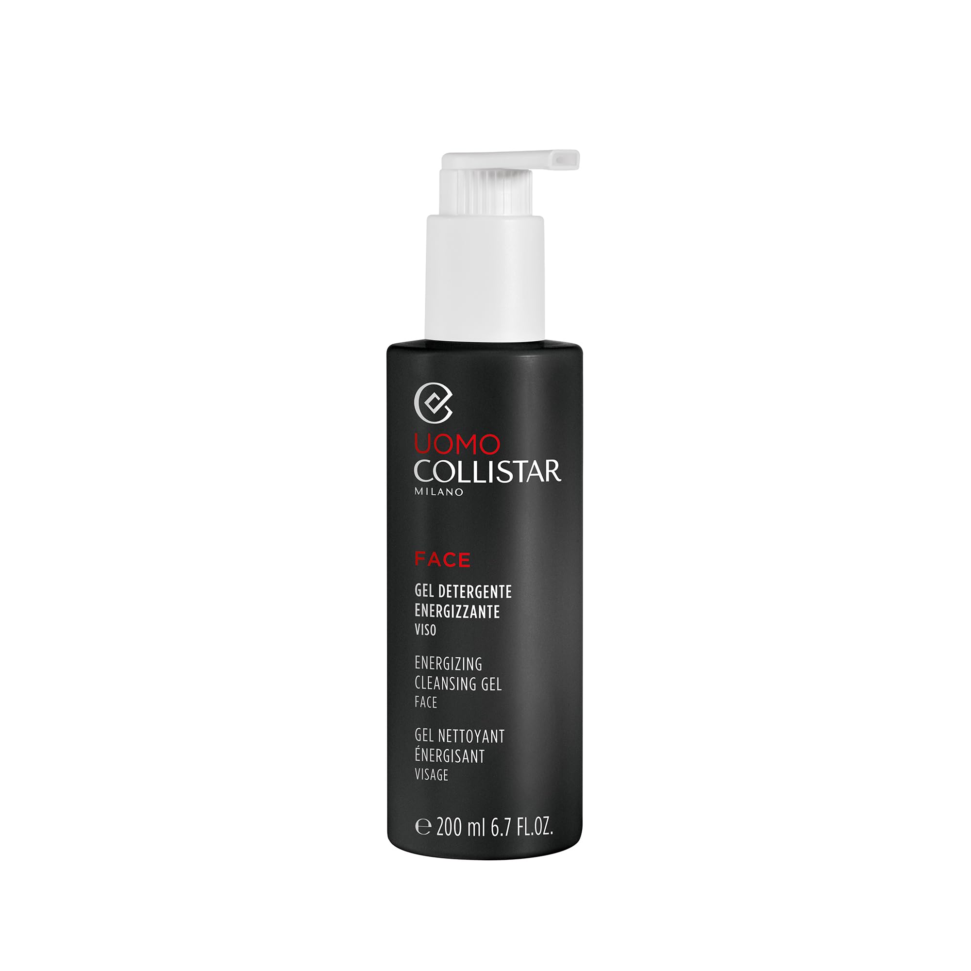 Collistar Męski zestaw upominkowy do golenia i czyszczenia, pianka do golenia 75 ml + energetyczny żel czyszczący 30 ml + mini żel pod prysznic tonizujący 100 ml