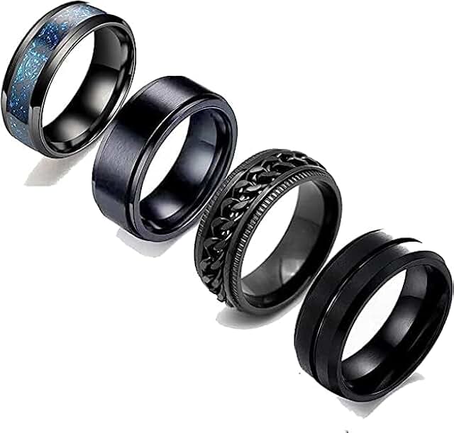Amazon.in: Stainless Steel - Men's Rings / Men's Jewellery: Jewellery