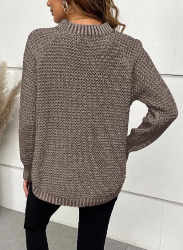 Dokotoo Womens Oversized Sweaters 2025 Long Sleeve Waffle Knit Casual Chunky Pullover Sweater Fall Outfits Clothes2