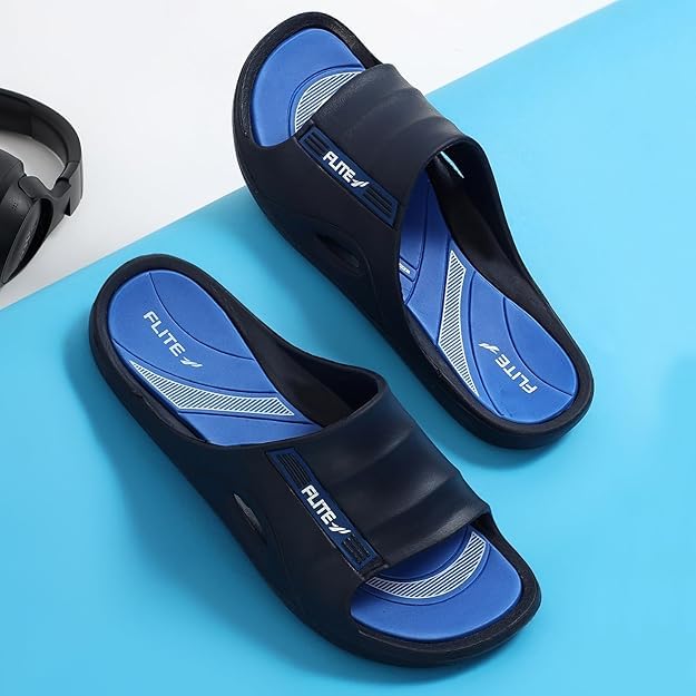 Image of FLITE Slides for Men | FL 185 Comfortable Casual Slippers | Lightweight EVA Sole, PVC Upper