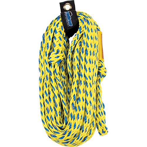 Connelly Proline Towable 4-Rider Safety Tube Rope, Volt/Blue, 60'