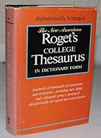 The New American Roget's College Thesaurus B00116QE3Y Book Cover