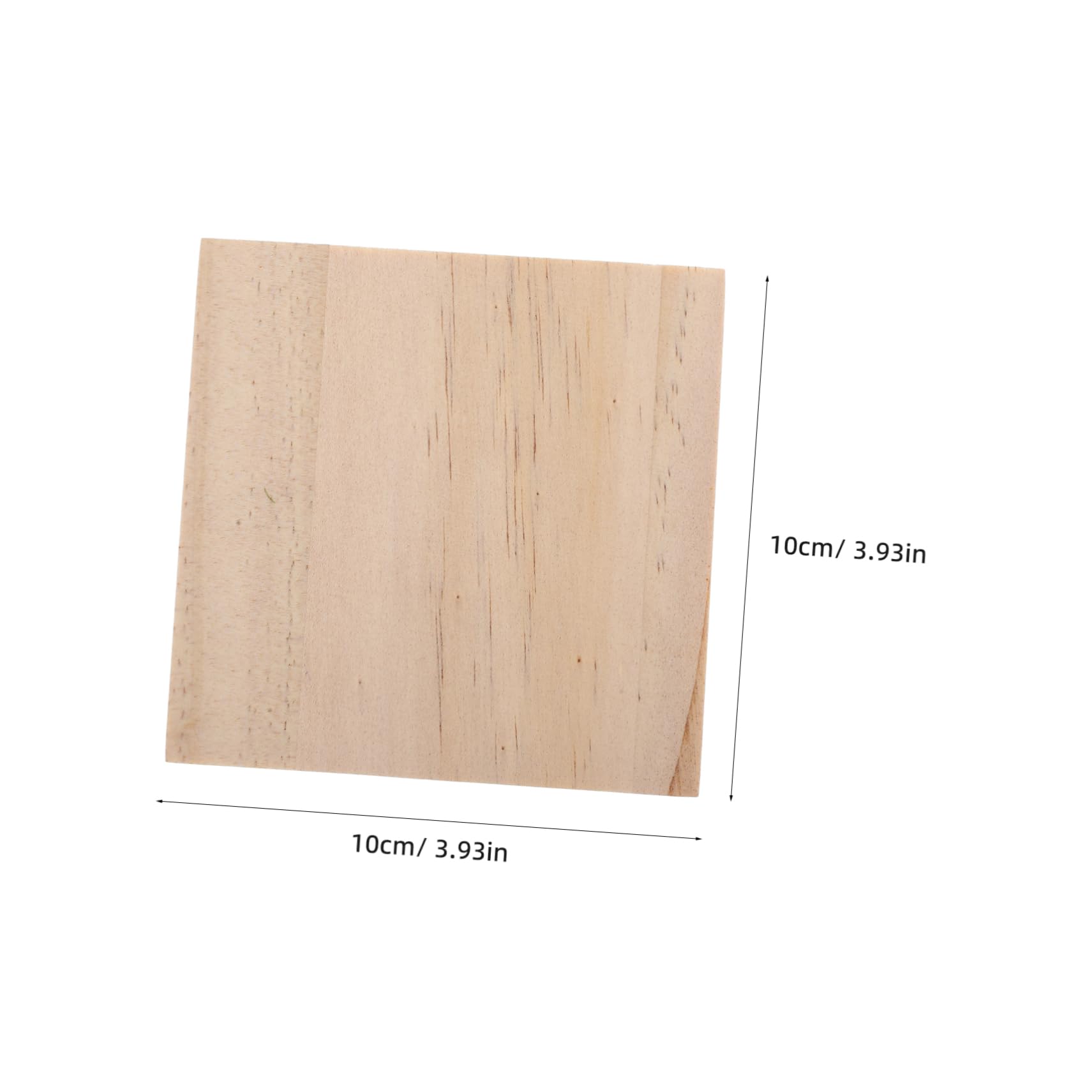 MERRYHAPY 4pcs Wooden Flowerpot Insulated Wooden Cup Mats for and Versatile Cup Pads for Tea Room and Garden Use