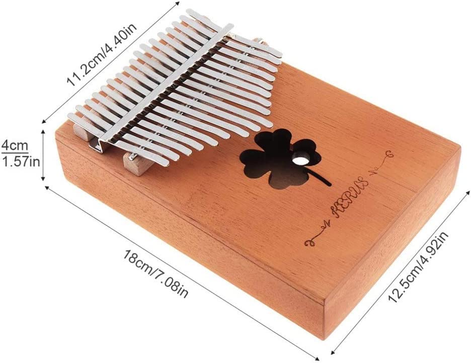 Mini Doigt Kalimba Pouce Piano 17 Touches Kalimba Mini Planche Unique Acajou trèfle Ton Trou Pouce Piano Clavier… - Les Beatles, Paul McCartney, John Lennon, RIngo Starr, George Harrison Mini Doigt Kalimba Pouce Piano 17 Touches Kalimba Mini Planche Unique Acajou trèfle Ton Trou Pouce Piano Clavier… – Image 3
