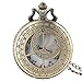 Montres, Montres mécaniques en Bois Montre de Poche, Collier d'horloge astronomique de Prague rétro pour Hommes Femmes Unisexe Pendentif Amis Cadeau m