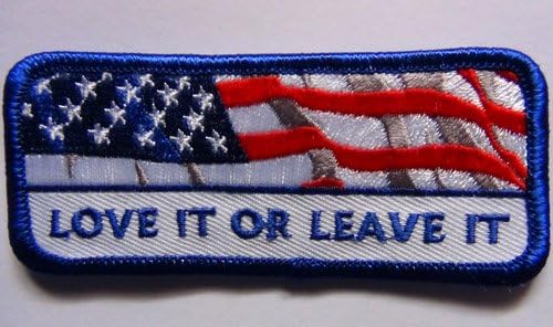 Love It or Leave It Patch 3.5"x1.5" America USA Patch