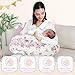AMASKY Nursing Pillow, Breastfeeding Pillows, with Removable Pillow Cover, Machine Washable, Machine Washable, Pink Bears, Pallet of Product