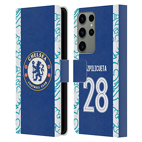 Carcasa tipo libro Samsung Galaxy S23 Ultra con tarjetero y soporte del Chelsea