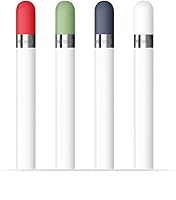 Vista 2 de FRTMA combo de 4 tapones para Apple Pencil de reemplazo (4 colores)