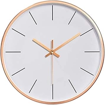 12 Inch Modern Wall Clock, Decorative Silent Non-Ticking Battery Operated Dial Face