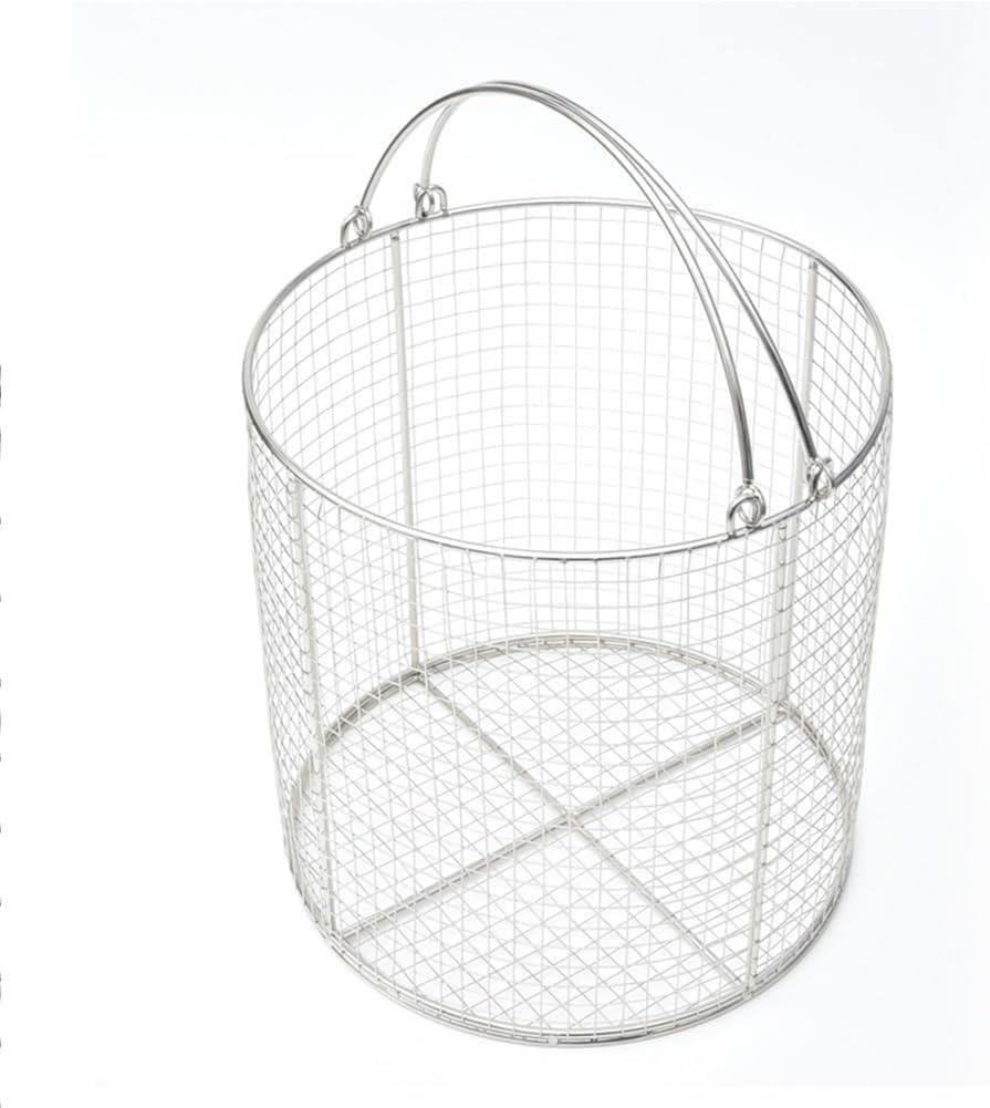 taca do sterylizacji instrumentów Taca na instrumenty medyczne, okrągły kosz do sterylizacji ze stali nierdzewnej 304, perforowana siatka 12 mm(20 * 20cm)