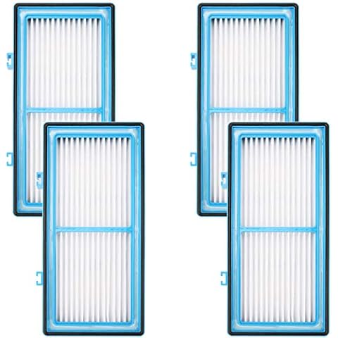 UOUOLONUN 4 Sets HAPF30AT Blue True HEPA Filter Replacement for Holmes Models AER1 Series, HAPF300AT for Replacement Parts # HAPF300AH-U4R, HAP242-NUC Cover