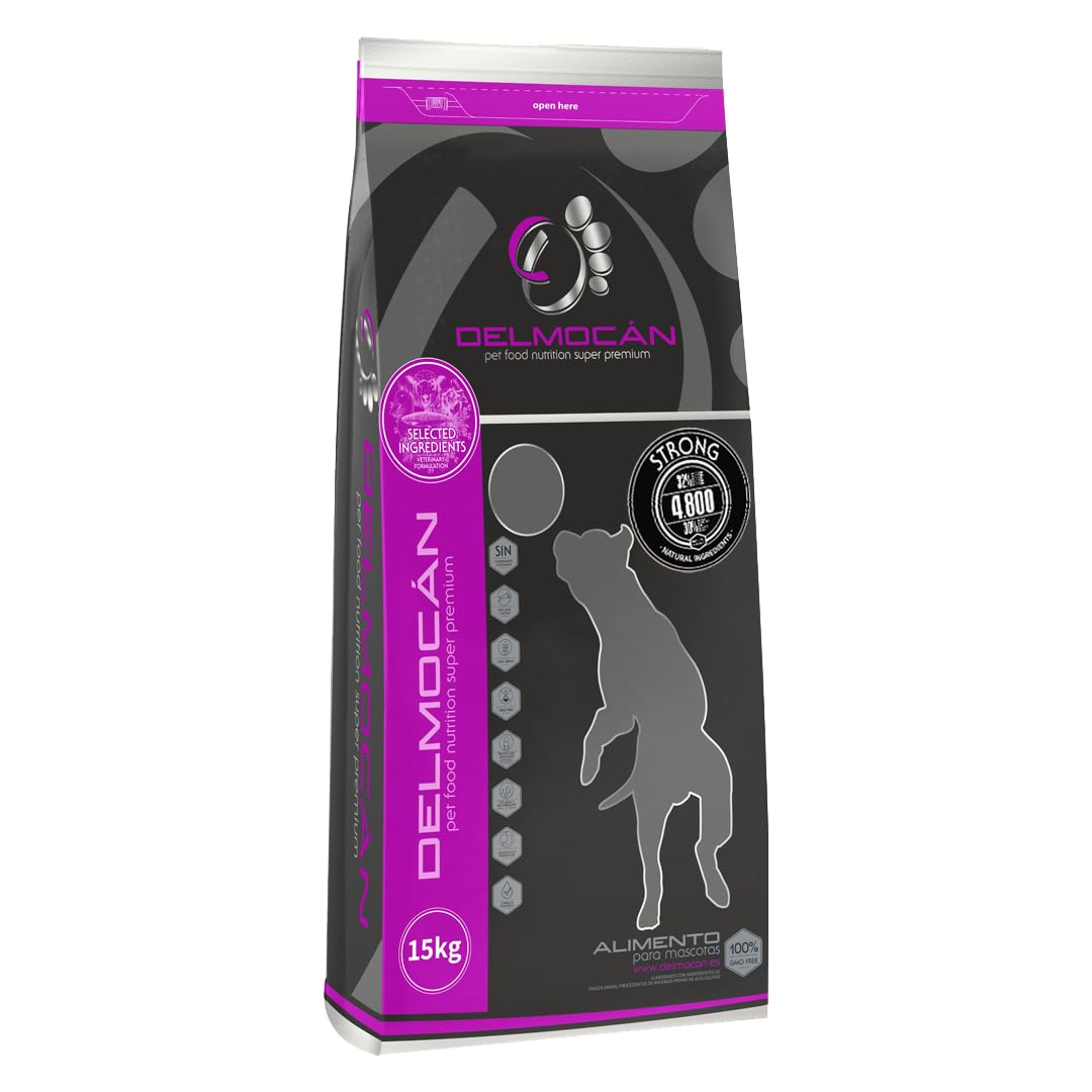 Pienso Natural para Perros Delmocan Strong 4800 - Pienso SuperPremium Alta Energía 32/30