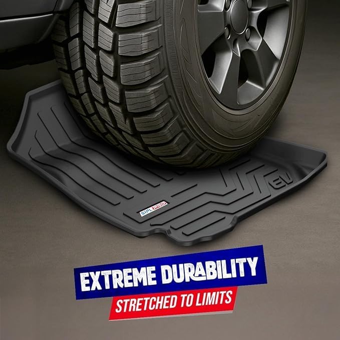 Image of 3D TPE Car Floor Mat for Thar Roxx (Manual) Custom Fit, Heavy Duty & Anti-Slip Floor Mat | Easy to Clean, All Weather Resistant, Waterproof & Dustproof Car Foot Mat for Thar Roxx
