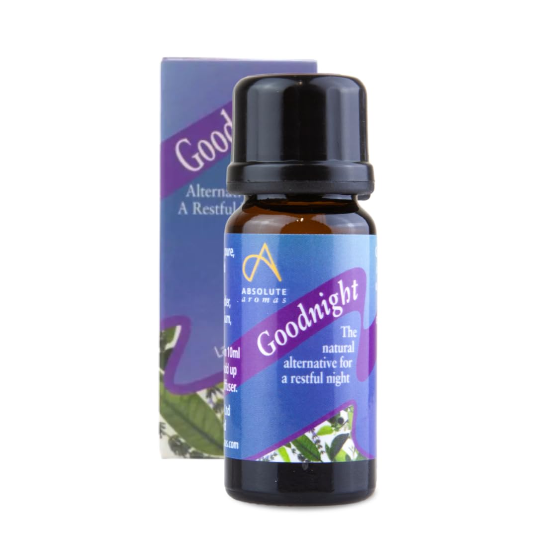 Absolute Aromas Goodnight Essential Oil Blend 10ml - Pure Natural, Undiluted - for Aromatherapy and Diffusers