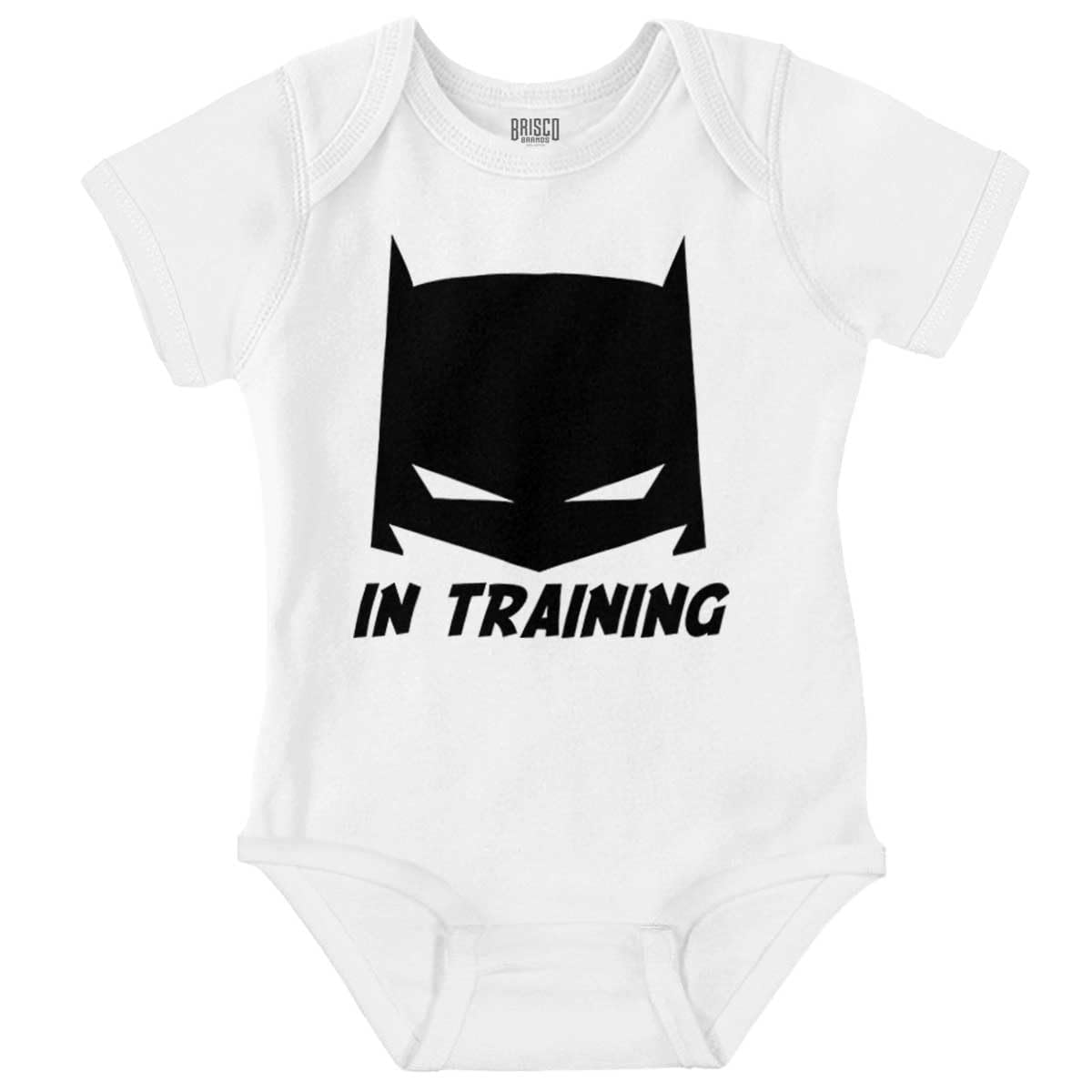 Brisco Brands Superhero in Training Dark Baby Romper Boys or Girls