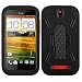 MyBat AHTCONESVHPCSYMS001NP Symbiosis Rugged Hybrid Case for HTC One SV - Retail Packaging - Black