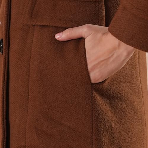 Image of Globus Women Coat (GS570042 Brown M)
