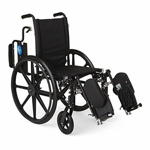 Medline-Premium-Ultra-Lightweight-Wheelchair-with-Flip-Back-Desk-Arms-and-Elevating-Leg-Rests-for-Extra-Comfort-Black-16-x-16-Seat