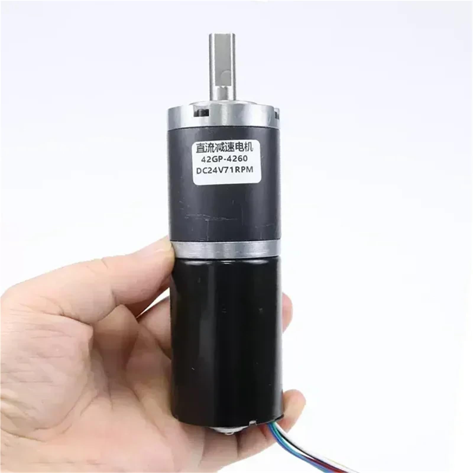 1 x 12 V 24 V 42 mm 4260 155 kg Planetengetriebe DC Reduktionsmotor großes Drehmoment niedrige Geschwindigkeit 7-1351 U/min (36 U/min, 24 V)