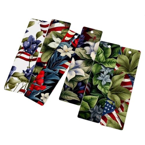 Marque-page en métal avec drapeau américain pour homme, femme et enseignant