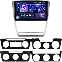 Vista 1 de CC3 2K compatible con Skoda Octavia 2 A5 2008-2013 Radio de coche multimedia reproductor de video navegación estéreo GPS 10 No 2din 2 Din DVD
