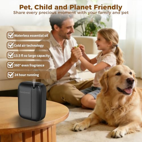 Waterless Scent Diffuser Starter Kit for Home & Hotel, Essential Oil Diffuser for Whole House, 3000 Sq Ft Coverage, Cold Air Diffuser for Wall-Mounted, Smart APP Control, 13.5 Fl Oz Large Capacity — view 5