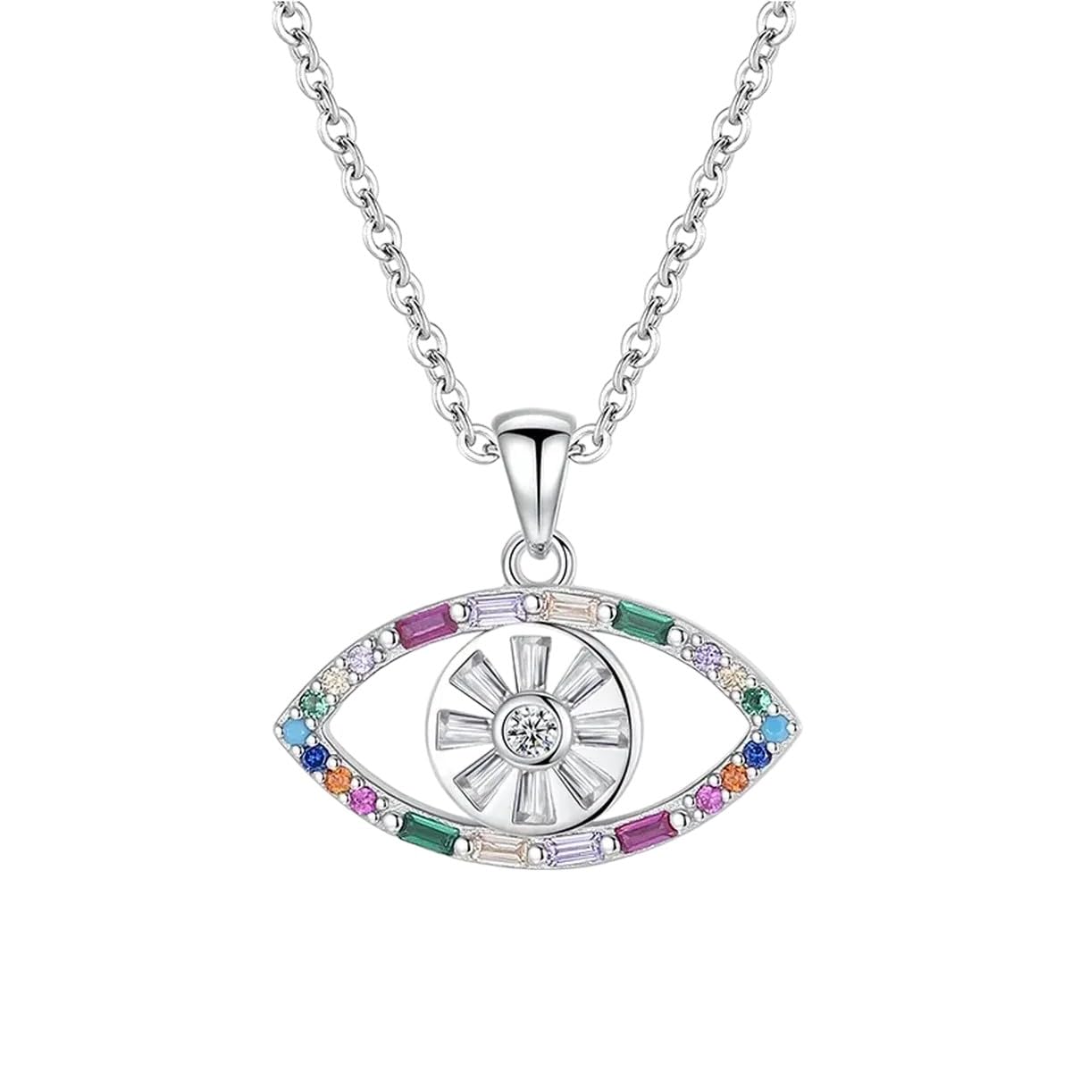 Bijoux accessoires de mode collier argent 925 anti-ternissement - 8
