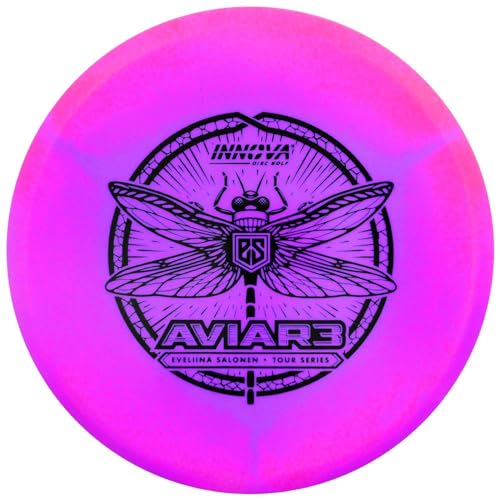Innova Limited Edition 2024 Tour Series Eveliina Salonen Glow Halo Star Aviar3 Putter Golf Disc, 173-175g