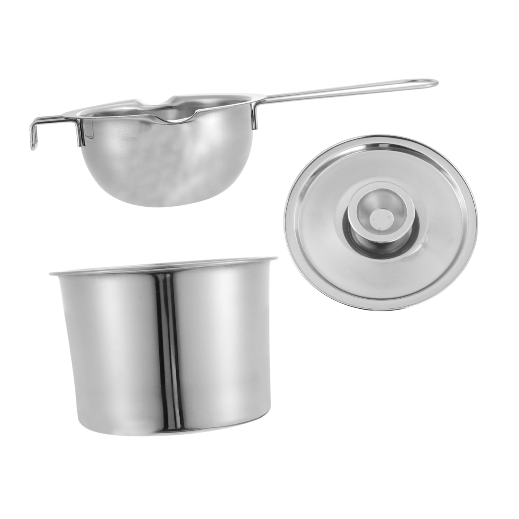 AUTSUPPL Melt Pot for Baking Stainless Steel Melting Pan Butter Chocolate Warmers Cheese Wax Heater