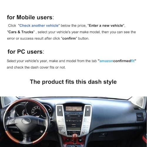 Fcovergurus Lexus RX Dash Cover