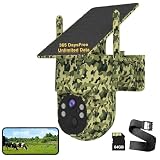 Kweiugfi 4G LTE Cellular Security Camera Outdoor,365 Days Free Unlimited Data,No WiFi Security Camera Solar Powered,360°Viewing,2K Color Night Vision,Tuya Smart Camera,PIR Motion Sensor
