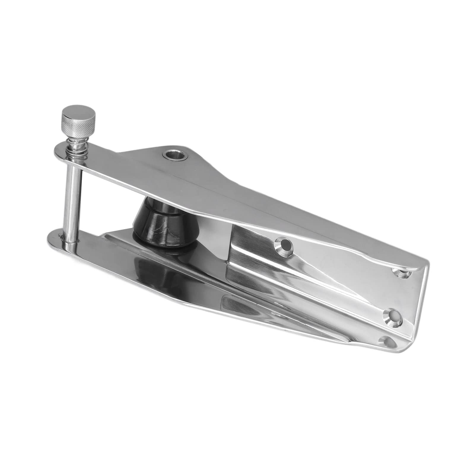 Rolka Kotwiczna Morska 230 Mm, Nylon ze Stali Nierdzewnej 304 | Osprzęt do łodzi, Czarny Nylon Ograniczający Otarcia, Sprężynowy sworzeń Ustalający, Wstępnie Nawiercone Otwory Montażowe,