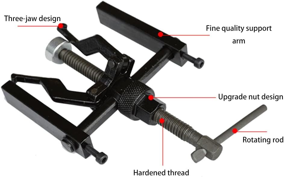 Fine-quality Carbon Steel 3-jaw Inner ing Puller Gear Extractor Heavy U2K8