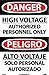 NMC GESD105RB, OSHA Sign (Pack of 10 pcs)