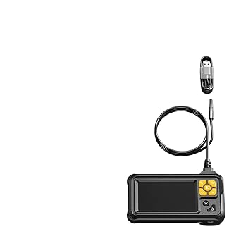 Endoscope 4.3" IPS HD Screen Endoscope Camera Borescope Portable with Snake 8 LED Lights 1m,8.5mm Dual Lens