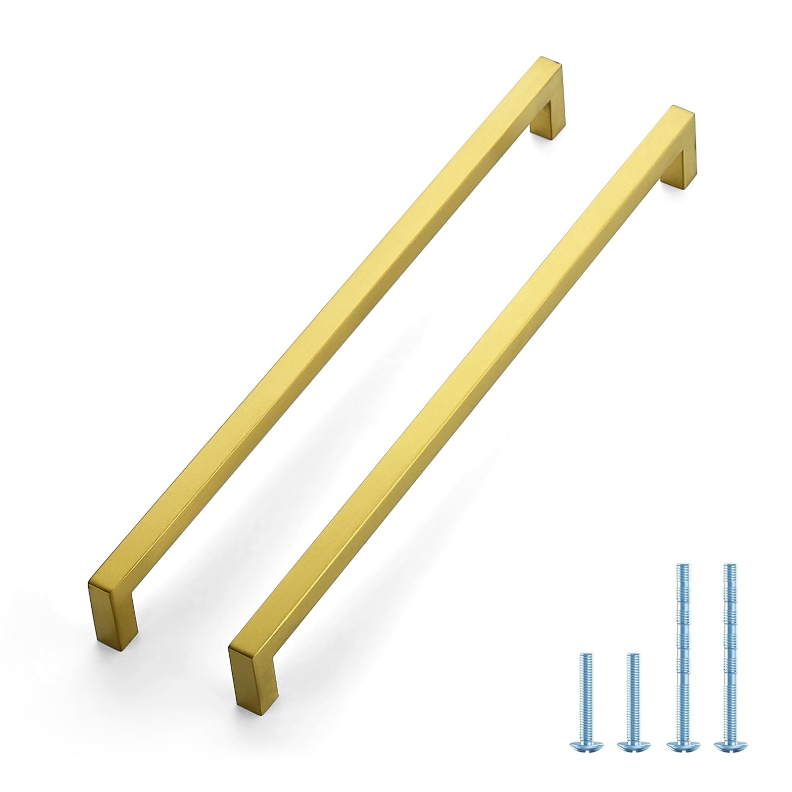 Gold Cabinet Pulls - JOY DECOR Stainless Steel -12